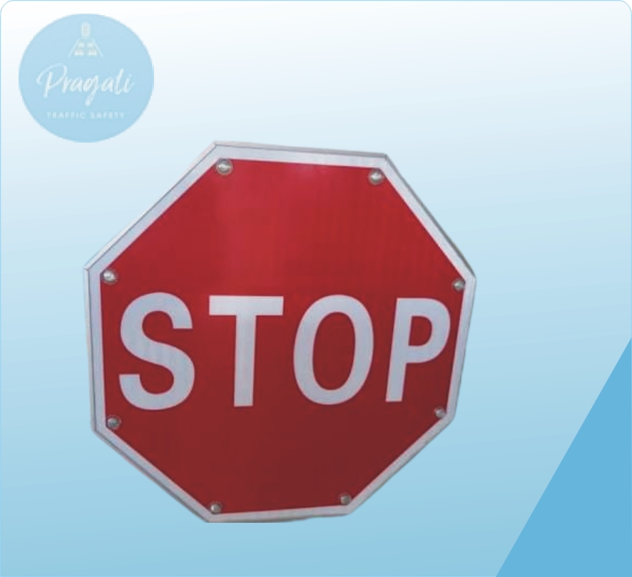 Stop sign board 600MM dia